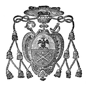 Arms (crest) of Pietro Giuseppe Arboreo Gattinara d’Albano