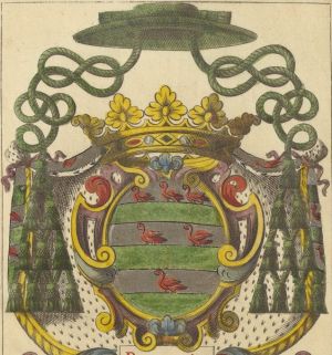Arms of François-Honorat-Antoine de Beauvilliers de Saint Aignan