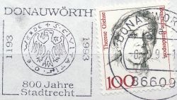 Wappen von Donauwörth/Arms (crest) of Donauwörth