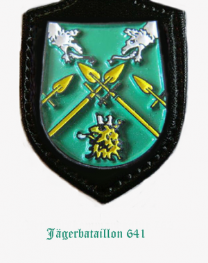 Coat of arms (crest) of the Jaeger Battalion 641, German Army