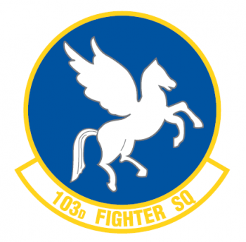Coat of arms (crest) of the 103rd Fighter Squadron, Pennsylvania Air National Guard