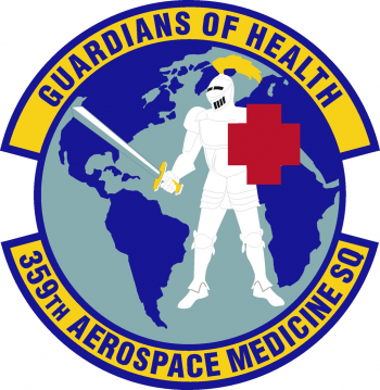 Coat of arms (crest) of the 359th Aerospace Medicine Squadron, US Air Force
