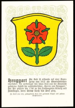 Wappen von/Blason de Henggart