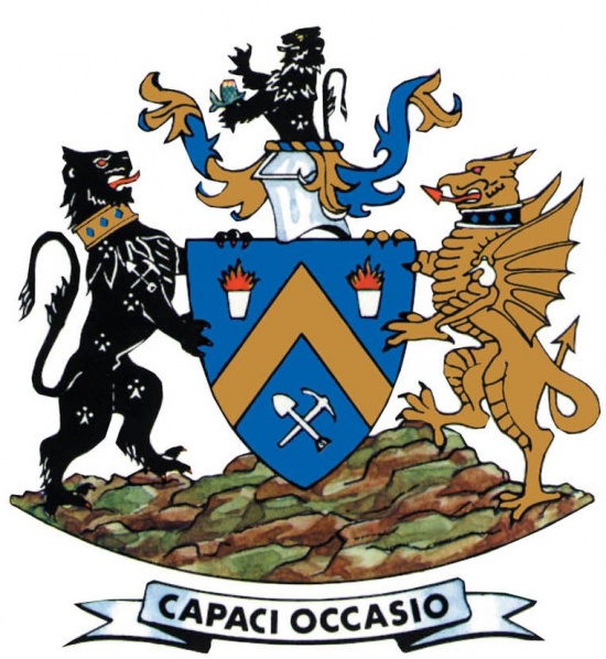 Arms of Southern African Institute of Mining and Metallurgy