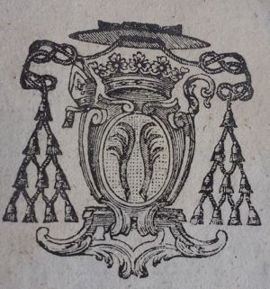 Arms (crest) of Antoine-Joseph des Laurents