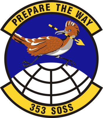 Coat of arms (crest) of the 353rd Special Operations Support Squadron, US Air Force
