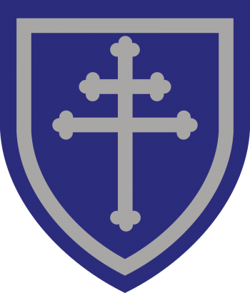 Coat of arms (crest) of the 79th Infantry Division Cross of Lorraine, US Army