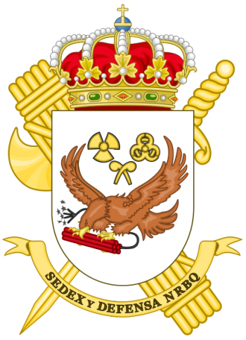 Arms of Explosive Artifact Defuser and CBRN Defence Service, Guardia Civil