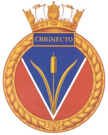 Coat of arms (crest) of the HMCS Chignecto, Royal Canadian Navy