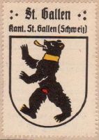 Wappen von Sankt Gallen/Arms (crest) of Sankt Gallen