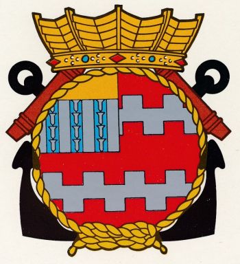 Coat of arms (crest) of the Zr.Ms. Bloys van Treslong, Netherlands Navy