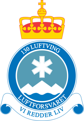 Coat of arms (crest) of the 130th Air Wing, Norwegian Air Force