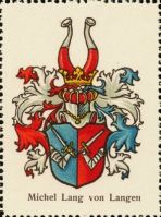 Wappen Michel Lang von Langen