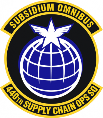 Coat of arms (crest) of the 440th Supply Chain Operations Squadron, US Air Force