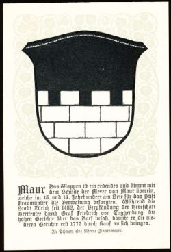 Wappen von/Blason de Maur