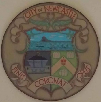 Wappen von Newcastle (New South Wales)/Coat of arms (crest) of Newcastle (New South Wales)