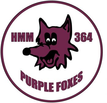 Coat of arms (crest) of VMM-364 Purple Foxes, USMC