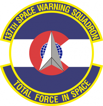 Coat of arms (crest) of the 137th Space Warning Squadron, Colorado Air National Guard