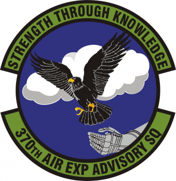 Coat of arms (crest) of the 370th Air Expeditionary Advisory Squadron, US Air Force