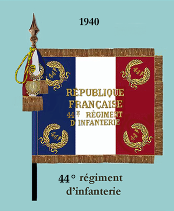 Coat of arms (crest) of 44th Infantry Regiment, French Army
