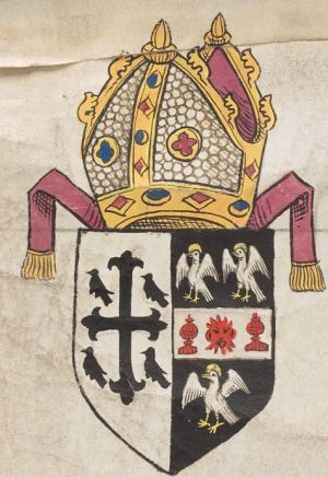 Arms (crest) of Thomas Pentecost