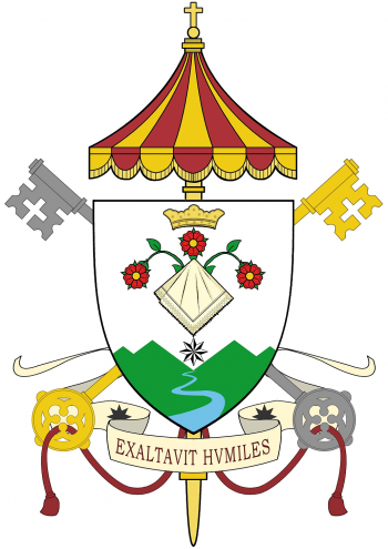 Arms (crest) of Basilica of Out Lady of Visitation, Piat (Cagayan)