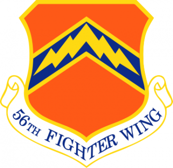 Coat of arms (crest) of 56th Fighter Wing, US Air Force