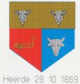 Wapen van Heerde/Coat of arms (crest) of Heerde