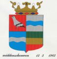 Wapen van Middenschouwen/Coat of arms (crest) of Middenschouwen