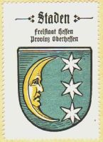 Wappen von Staden/Arms (crest) of Staden