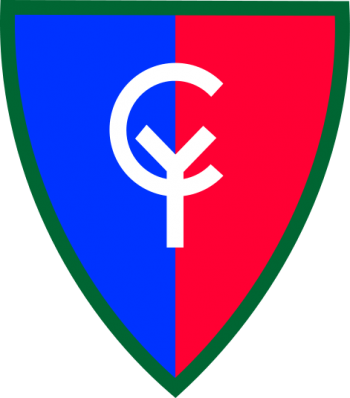 Coat of arms (crest) of 38th Infantry Division Cyclone, USA