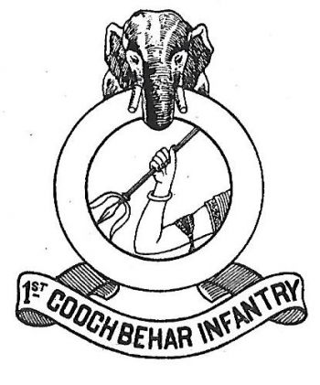 Blason de 1st Cooch Behar Infantry, Cooch Behar/Arms (crest) of 1st Cooch Behar Infantry, Cooch Behar