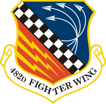 Coat of arms (crest) of the 482nd Fighter Wing, US Air Force