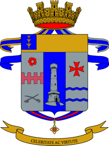 Coat of arms (crest) of 7th Bersaglieri Regiment, Italian Army