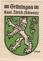 Wappen von Grüningen/Arms (crest) of Grüningen