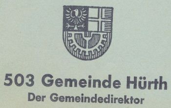 Wappen von Hürth/Coat of arms (crest) of Hürth