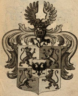 Arms (crest) of Emmanuel Ernst von Waldstein