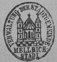 Wappen von Mellrichstadt/Arms of Mellrichstadt