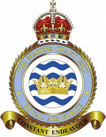 Coat of arms (crest) of No 1102 Marine Craft Unit, Royal Air Force