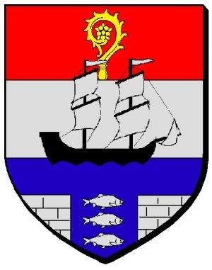 Blason de Port-en-Bessin-Huppain/Coat of arms (crest) of {{PAGENAME