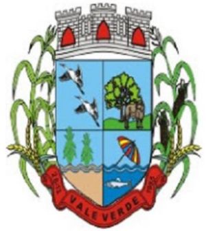 Brasão de Vale Verde (Rio Grande do Sul)/Arms (crest) of Vale Verde (Rio Grande do Sul)