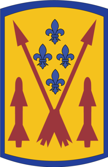 Coat of arms (crest) of 52nd Air Defense Artillery Brigade, US Army