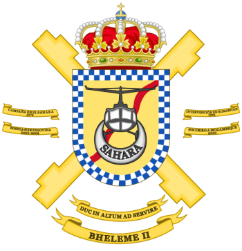 Coat of arms (crest) of the Emergency Helicopter Battalion II, Spanish Army