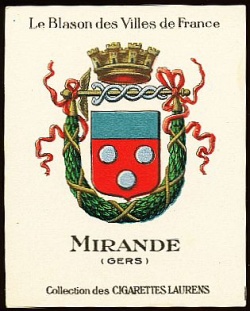 Blason de Mirande/Coat of arms (crest) of {{PAGENAME