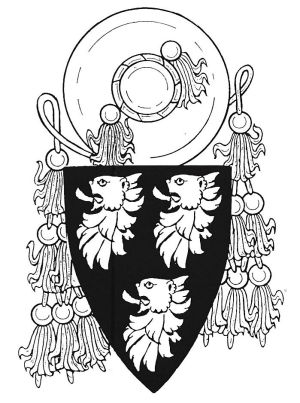 Arms (crest) of Hugues Aycelin de Billom
