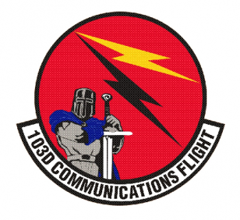 Coat of arms (crest) of the 103rd Communications Flight, Connecticut Air National Guard