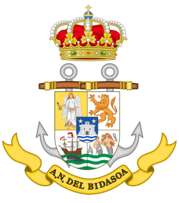 Coat of arms (crest) of the Naval Assistantship Bidasoa, Spanish Navy