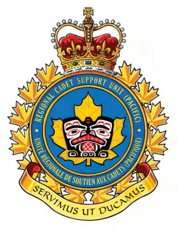 Coat of arms (crest) of the Regional Cadet Support Unit Pacific, Canada