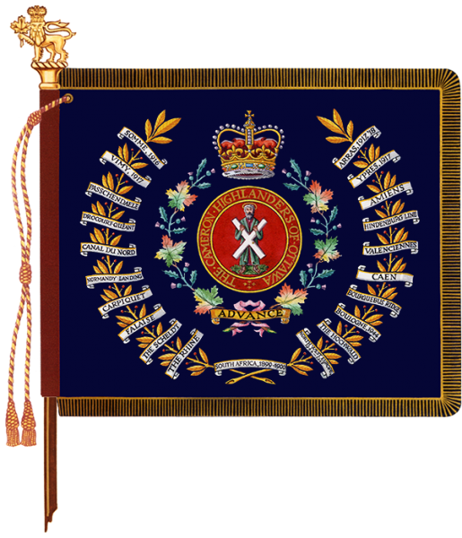 File:The Cameron Highlanders of Ottawa (Duke of Edinburgh's Own), Canadian Army2.png
