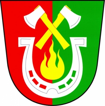 Arms (crest) of Ždírec (Česká Lípa)
